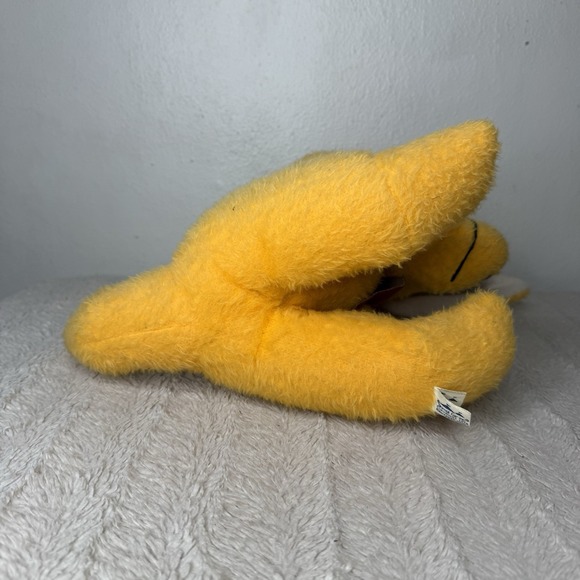 Vintage 1976 Animal Fair Aarty The Aardvark Vest Yellow Plush Stuffed Animal - Picture 8 of 11